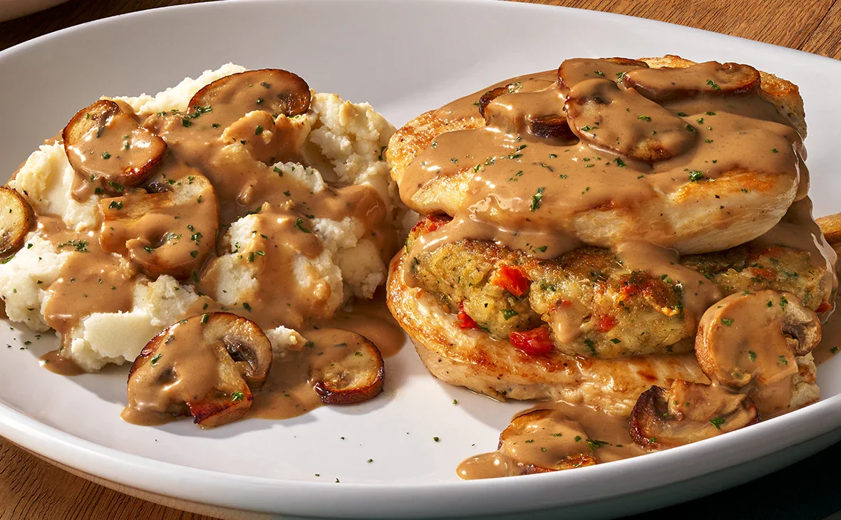 Stuffed Chicken Marsala